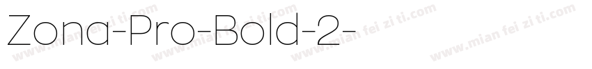 Zona-Pro-Bold-2字体转换