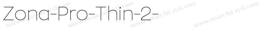 Zona-Pro-Thin-2字体转换