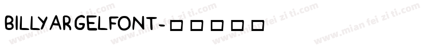 BILLYARGELFONT字体转换