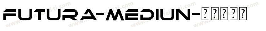 futura-mediun字体转换