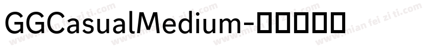 GGCasualMedium字体转换