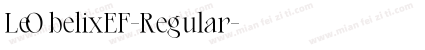 LeObelixEF-Regular字体转换