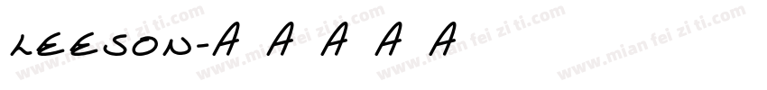 LEESON字体转换