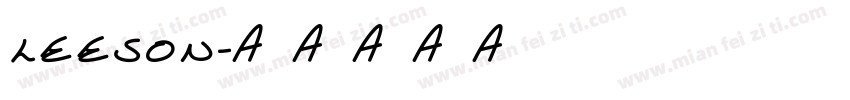 LEESON字体转换