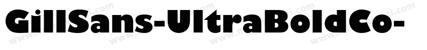 GillSans-UltraBoldCo字体转换