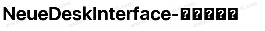 NeueDeskInterface字体转换