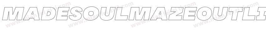 MADESoulmazeOutline-字体转换
