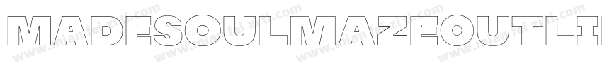 MADESoulmazeOutline-字体转换