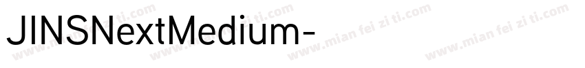 JINSNextMedium字体转换
