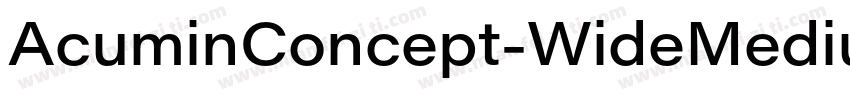 AcuminConcept-WideMedium字体转换