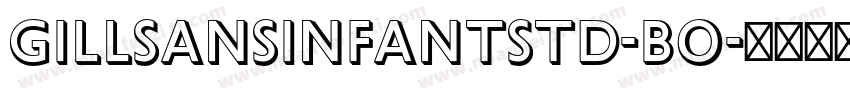 GillSansInfantStd-Bo字体转换