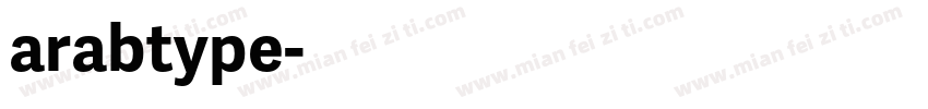 arabtype字体转换