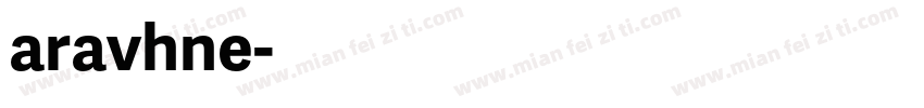 aravhne字体转换