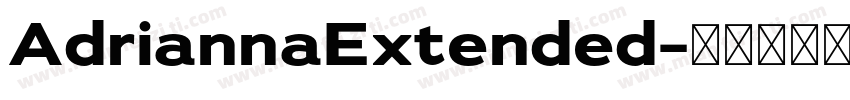 AdriannaExtended字体转换