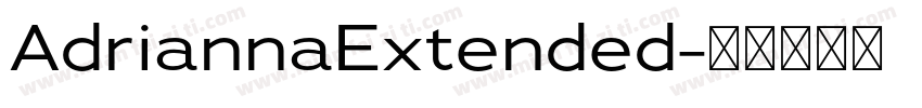 AdriannaExtended字体转换
