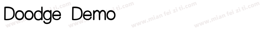 Doodge_Demo字体转换