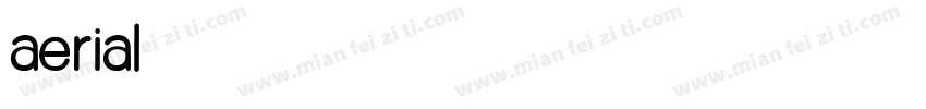 aerial字体字体转换