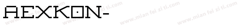 AEXKON字体转换
