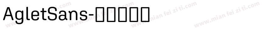 AgletSans字体转换