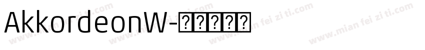 AkkordeonW字体转换