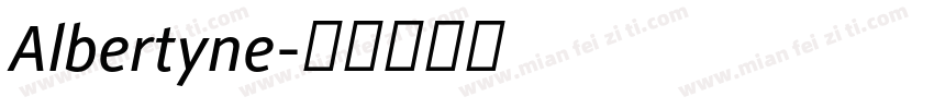 Albertyne字体转换