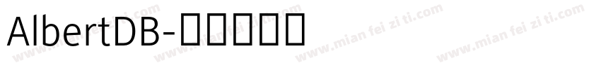 AlbertDB字体转换