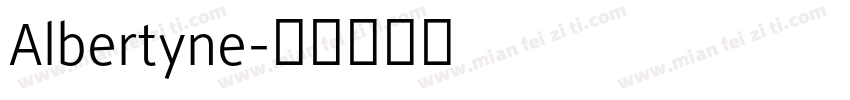 Albertyne字体转换