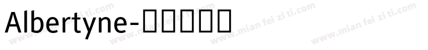 Albertyne字体转换