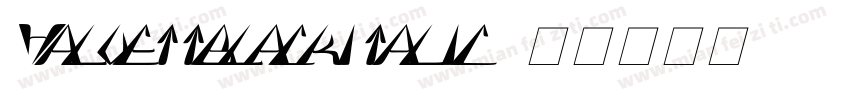 Halvettblackitalic字体转换