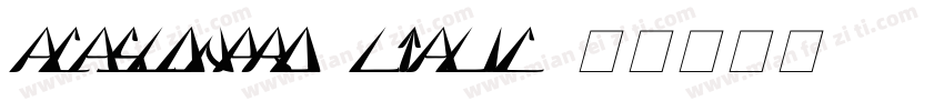 acaslonpro-ltalic字体转换