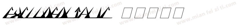 excludedltalic字体转换