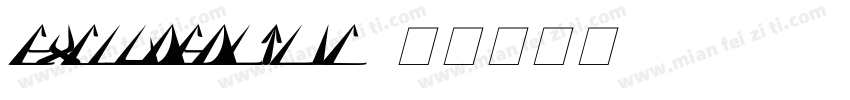 excludedltlic字体转换
