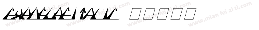 exposureitalic字体转换