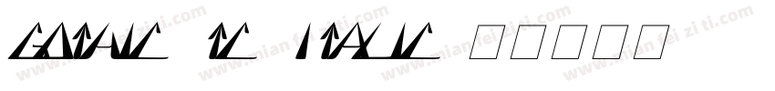 gothic-tc-italic字体转换