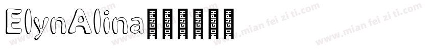 ElynAlina字体转换
