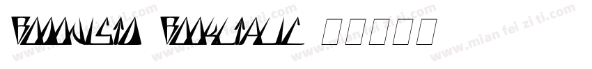 Bodonistd-Bookltalic字体转换