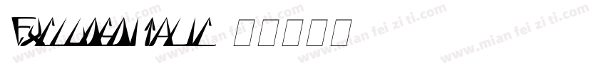 Excludeditalic字体转换