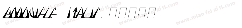 bodoniflf-italic字体转换