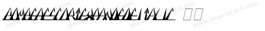 bomberescortexpandedeitalic字体转换