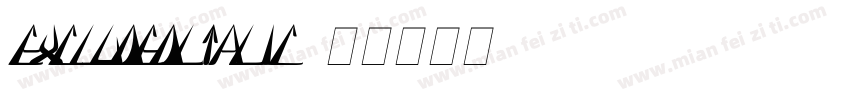 excludedltalic字体转换