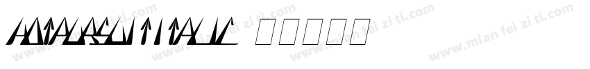 hotpursuititalic字体转换
