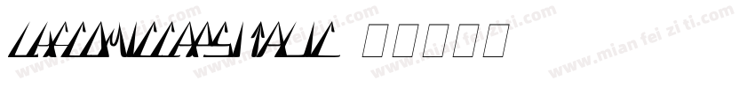 lhfcomiccapsitalic字体转换