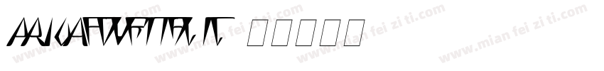 privaFOURITALIC字体转换