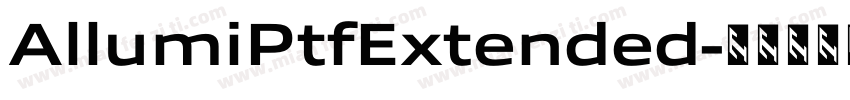 AllumiPtfExtended字体转换