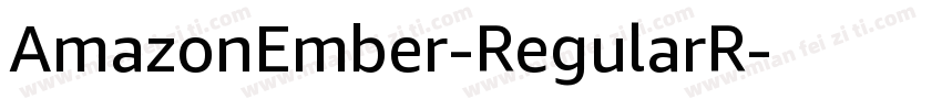 AmazonEmber-RegularR字体转换