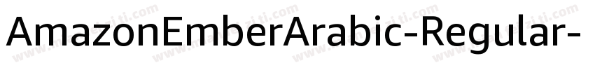 AmazonEmberArabic-Regular字体转换