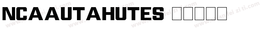 NCAAUtahUtes字体转换