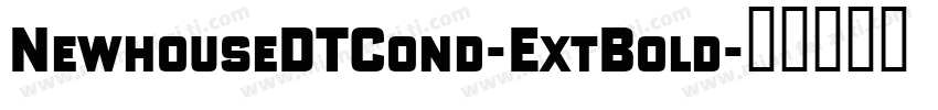 NewhouseDTCond-ExtBold字体转换