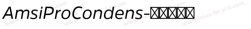 AmsiProCondens字体转换