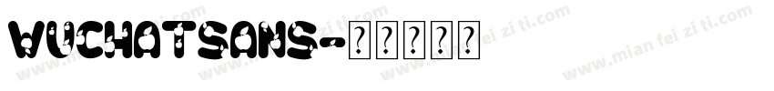 wuchatsans字体转换